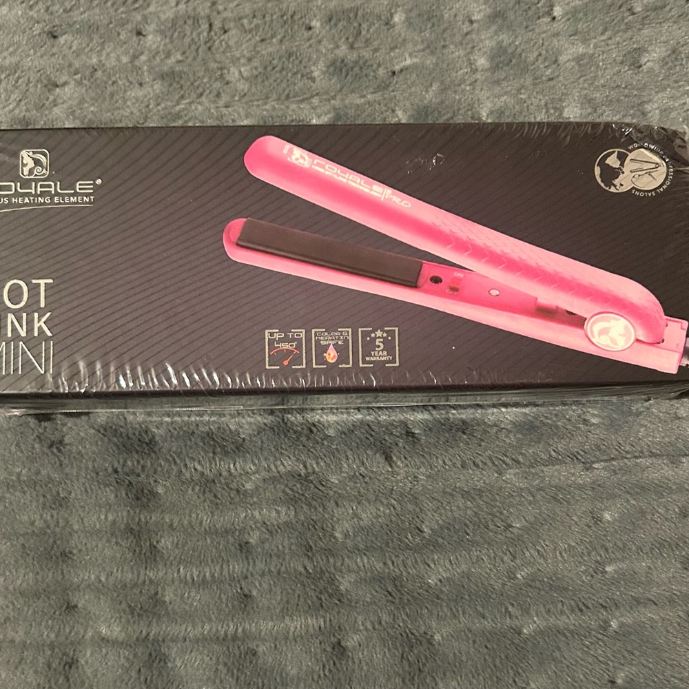 Royale Hot Pink Mini Hair Straightener
